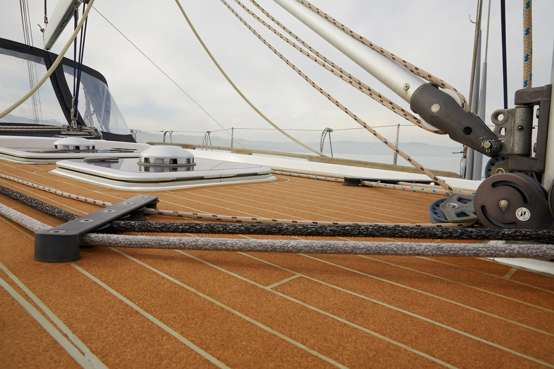Cubierta MarineCork — corcho natural para barco